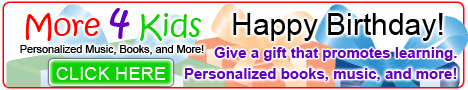 Click Here for Personalized Childrens Music and Books - a true keepsake...
