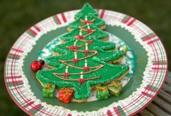 Christmas Tree Cookie - umm umm good