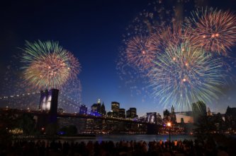 Fireworks Celebration over New York