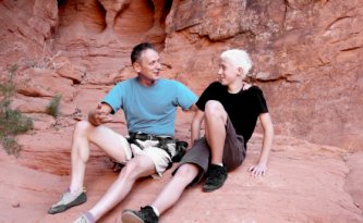 father and son spending time together