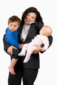 Career Woman and Kids