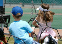 children on playground