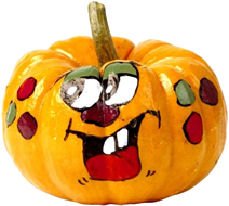 pumpkin painting fun - click here to learn how