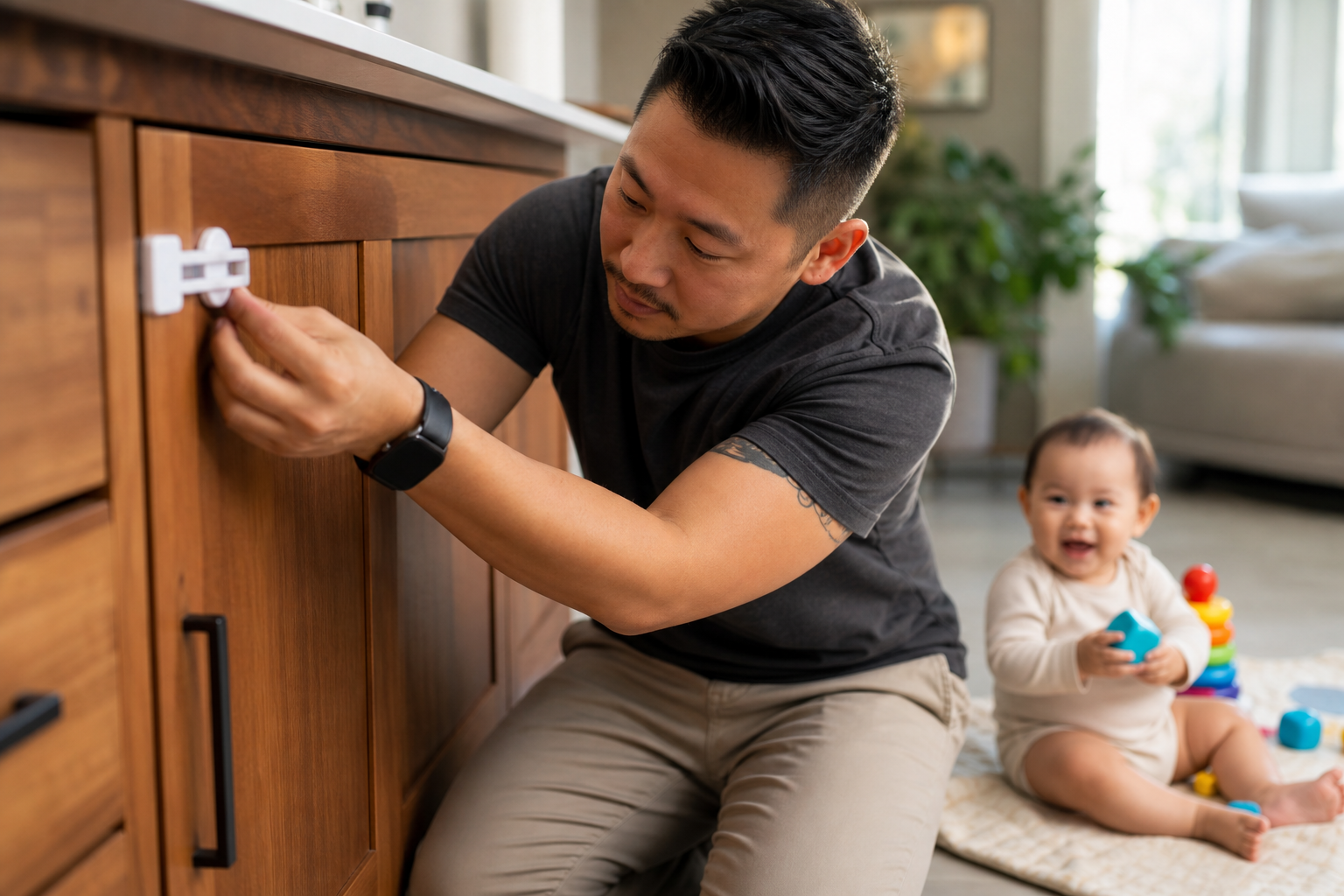 Choosing Child Safety Locks - Baby Proofing Your Home
