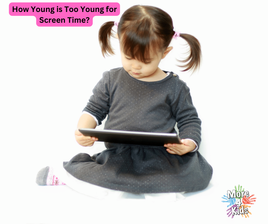 Screen Time and Kids 7 Too much screen time. Young Girl on Tablet