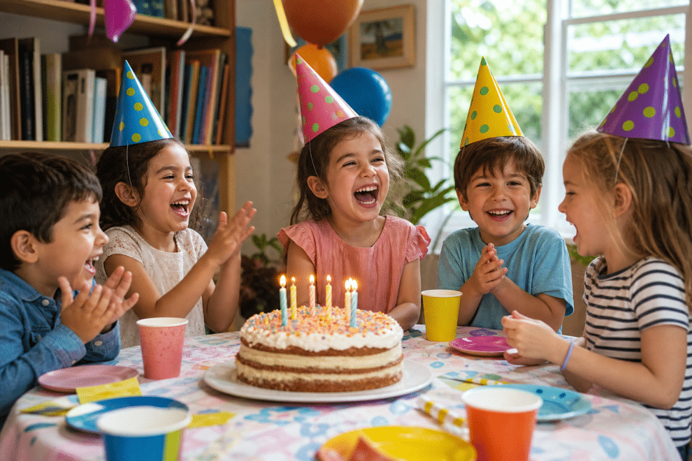 kids birthday party ideas affordable fun birthday celebration at home with children
