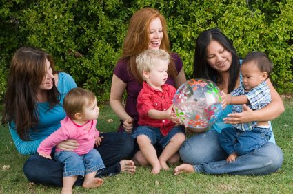 Do Babies Benefit from Playgroups? 7 moms and babies