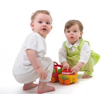 Encouraging Baby's Social Development 7 baby boy and girl