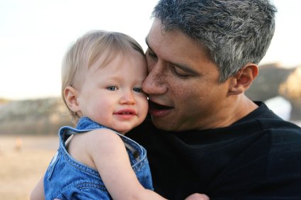 Encouraging Baby's Language Development 7 father and baby