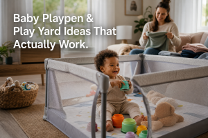 Baby Playpen and Play Yard Ideas for Where It Actually Earns Its Keep 7 Baby Playpen and Play Yard Ideas for Where It Actually Earns Its Keep