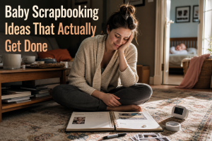 Baby Scrapbooking Ideas for Parents Who Will Never Finish a "Real" Scrapbook 8 Baby Scrapbooking Ideas for Parents Who Will Never Finish a “Real” Scrapbook