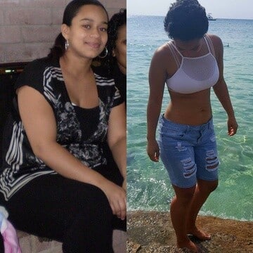 Weight Loss before and after