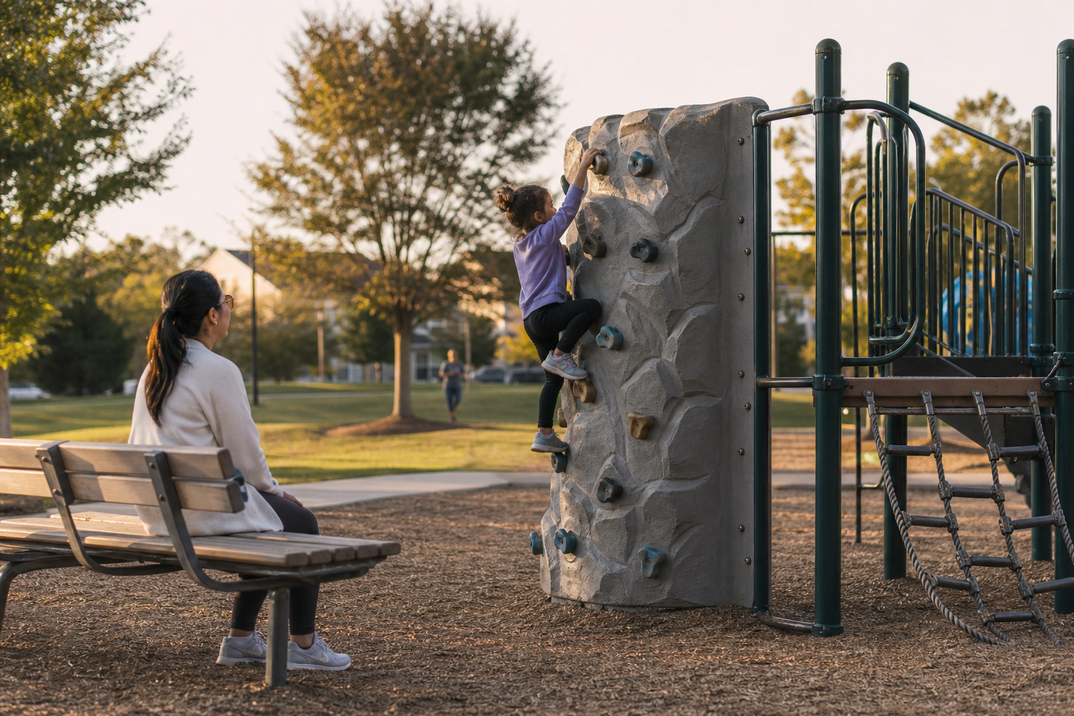 Helicopter parenting support as a parent gives a child room to try independently