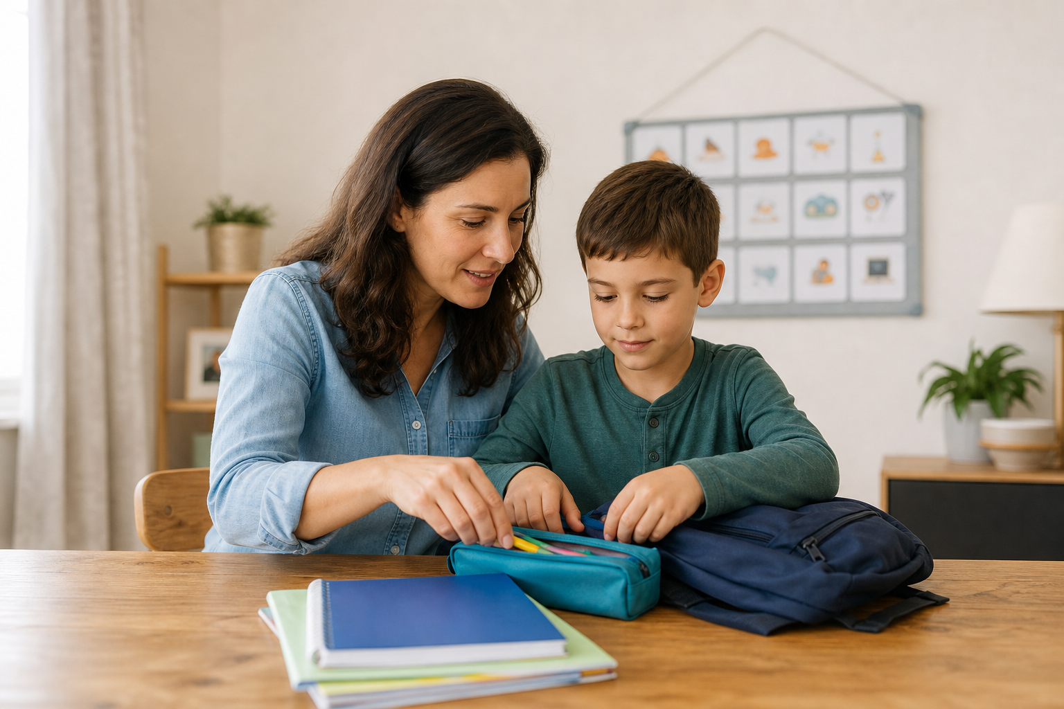ADHD and development support during homework routines