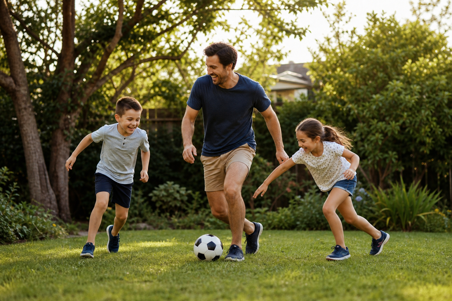 Fitness and activity for kids through backyard play