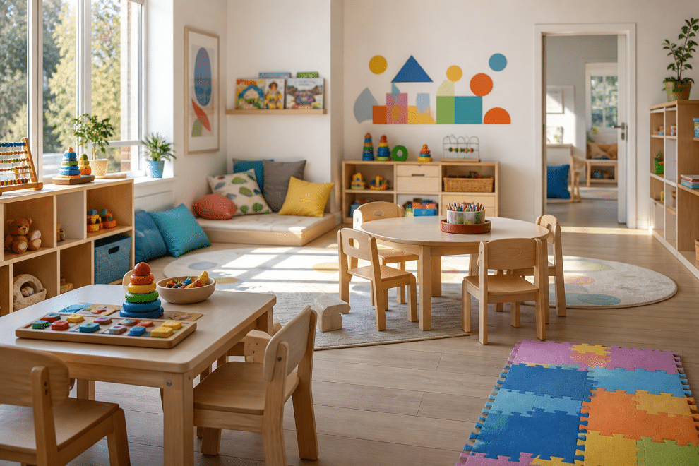 daycare questions to ask – bright and welcoming daycare classroom