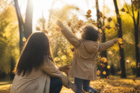 Effective Parenting In Todays Society 5 parent and child laughing together in park effective parenting joyful moment