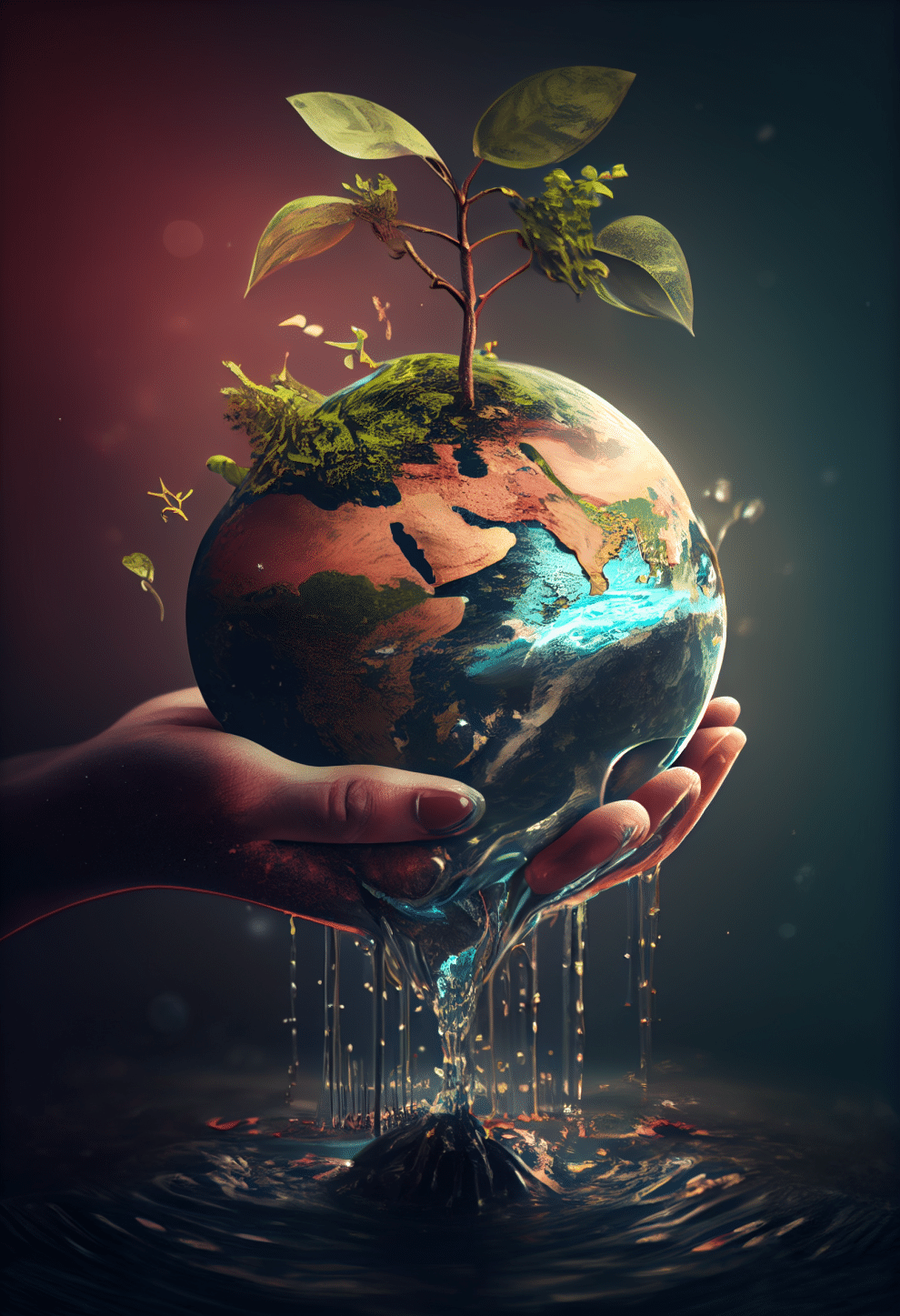 Help Teach Your Child The Importance Of Earth Day 7 Hand holding globe with tree spouting from it