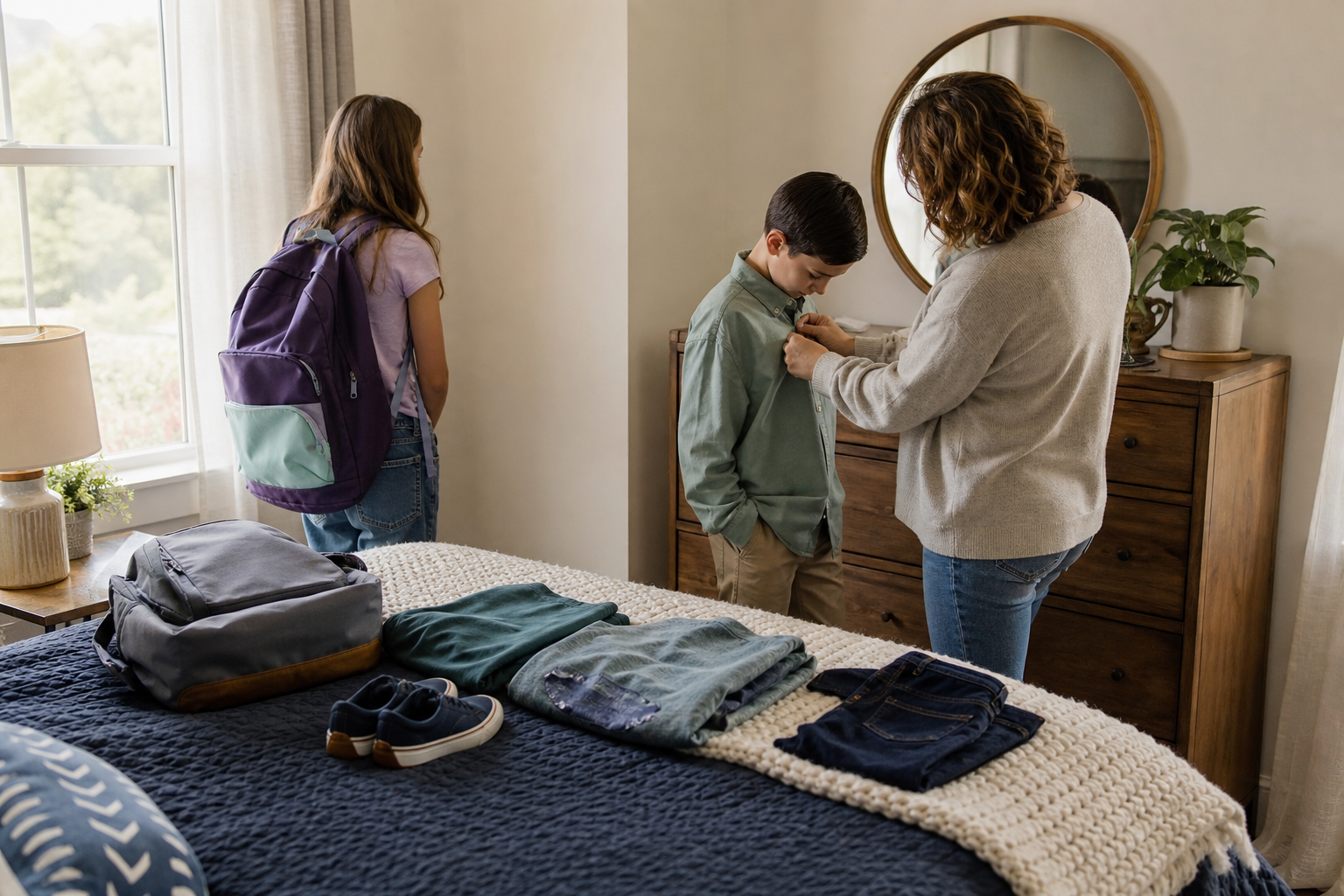 Family and Work Balance 16 Organized morning routine supporting work and family balance