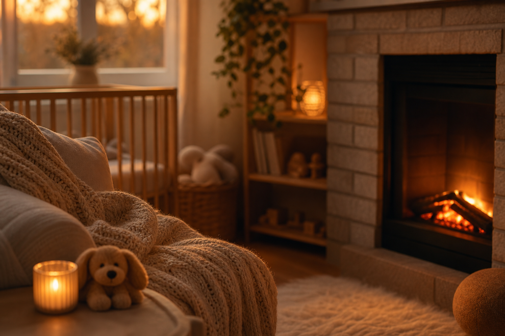 Names That Mean Fire: 50+ Warm, Glowing Picks for Your Baby 15 Names that mean fire: a warm hearth fire glowing in a cozy home at golden hour