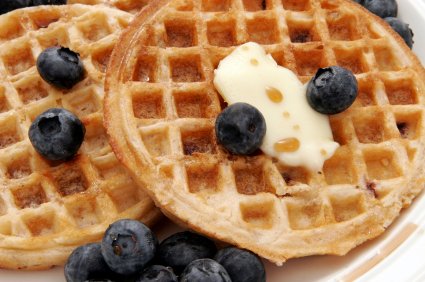 Breakfast Done Right 10 umm umm good, delicous blueberry waffles