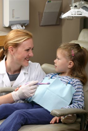 Dental Health and Your Child 10 child visiting the dentist