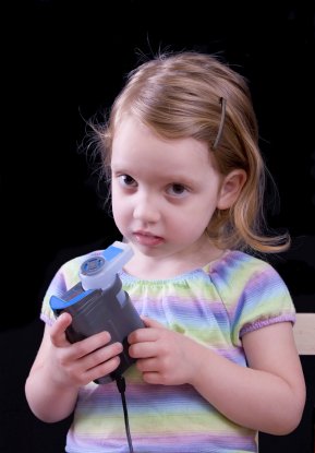 Stressing Out Over Asthma - Help Your Child Regain Control 10 little girl taking a nebulizer treatment to help control her asthma