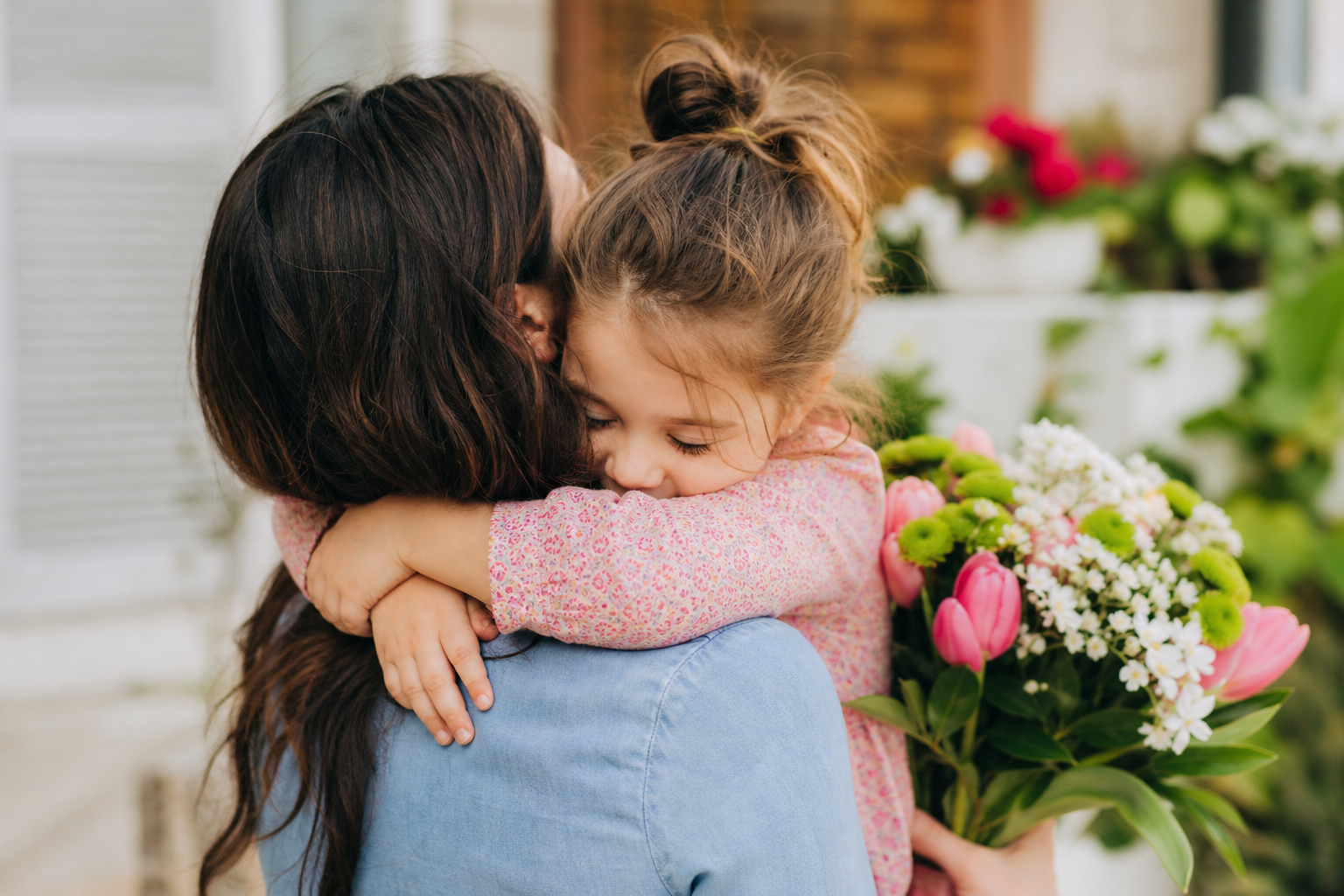 The Importance of Mother's Day - Every Day 16 The importance of Mother's Day shown in a loving mom and child hug
