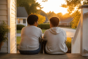 communication with teens during a calm parent conversation
