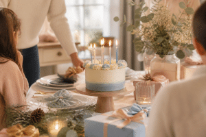 christmas birthday ideas for kids celebration table