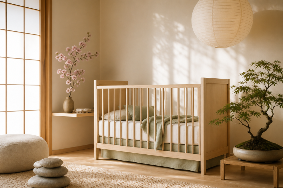 Japanese Boy Names: 60+ Strong Picks for Your Baby Boy 15 Japanese boy names: a serene minimalist nursery with a cherry blossom branch