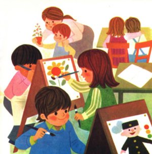 Introducing Your Child to the Arts 8 children learning to paint