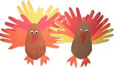Thanksgiving Projects for Homeschoolers 8 hand and feet turkey craft
