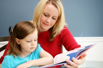 Increasing Productivity in the Homeschool Classroom 8 homeschool child and mom reading together