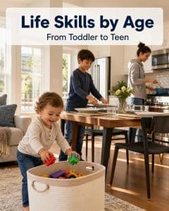 Life Skills by Age: What Kids Should Learn from Toddler to Teen 7 Life Skills by Age: What Kids Should Learn from Toddler to Teen