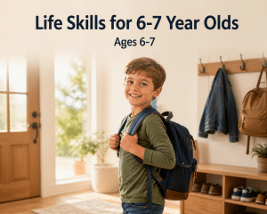 Life Skills for Early Elementary (Ages 6-7): Chores, Money, and Getting Out the Door on Their Own 7 Life Skills for Early Elementary (Ages 6-7): Chores, Money, and Getting Out the Door on Their Own