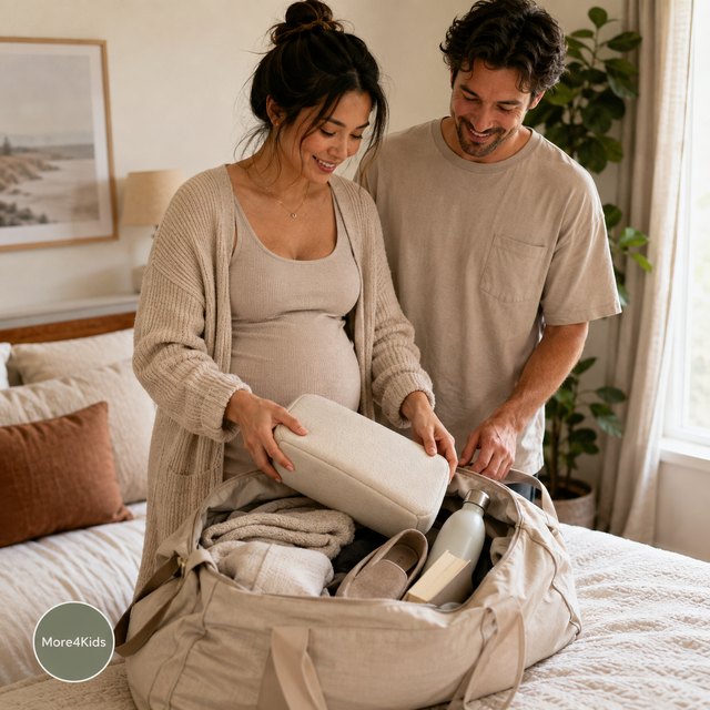 Babymoon Ideas: Simple, Joyful Getaways to Savor Before Baby 16 Expectant parent packing a compact pillow for a quiet babymoon getaway