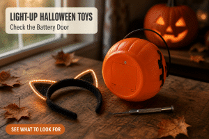 Light-Up Halloween Accessories: The Button Battery Risk 8 Light-Up Halloween Accessories: The Button Battery Risk
