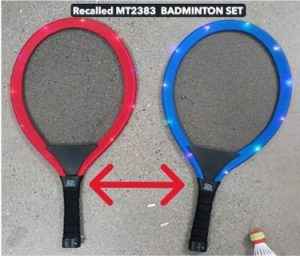 Recalls 10 Misco Sports Badminton Toy Sets Re Recall — What to Do