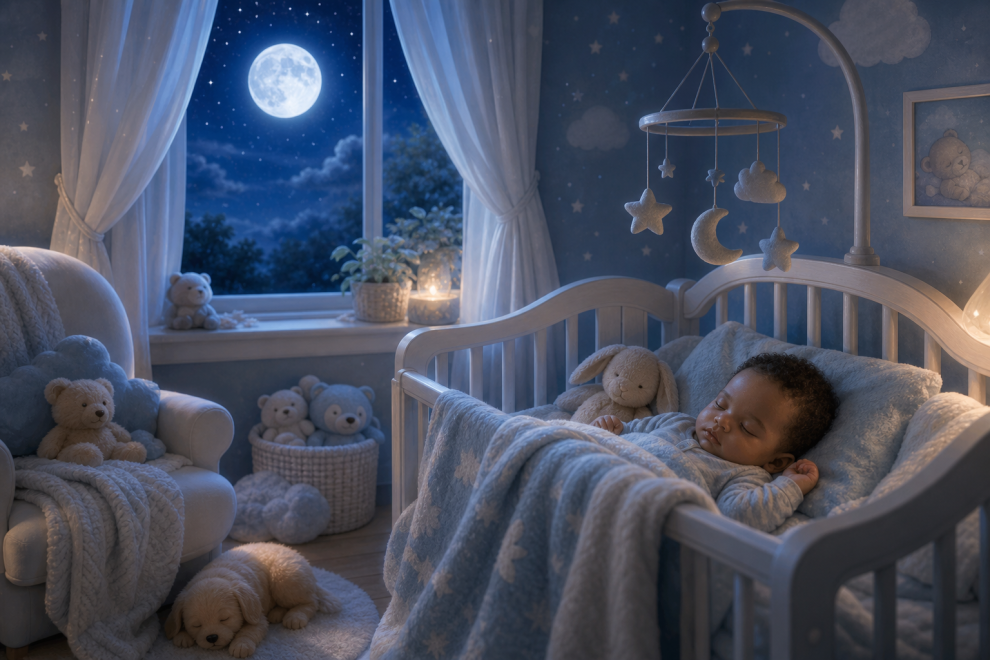 Names That Mean Moon: 50+ Dreamy Picks for Your Baby 15 Names that mean moon: soft silver moonlight falling into a cozy nursery at night