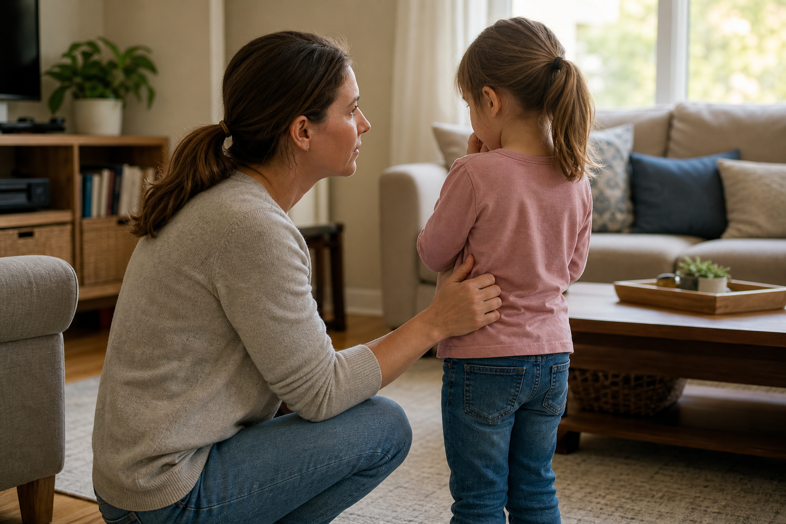 How To Help Your Child Overcome Shyness 17 A parent helping their shy child build confidence through gentle encouragement
