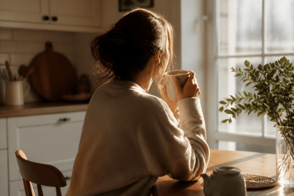 parental burnout parent resting self-care moment at home