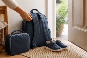 first day of school jitters eased with calm morning support