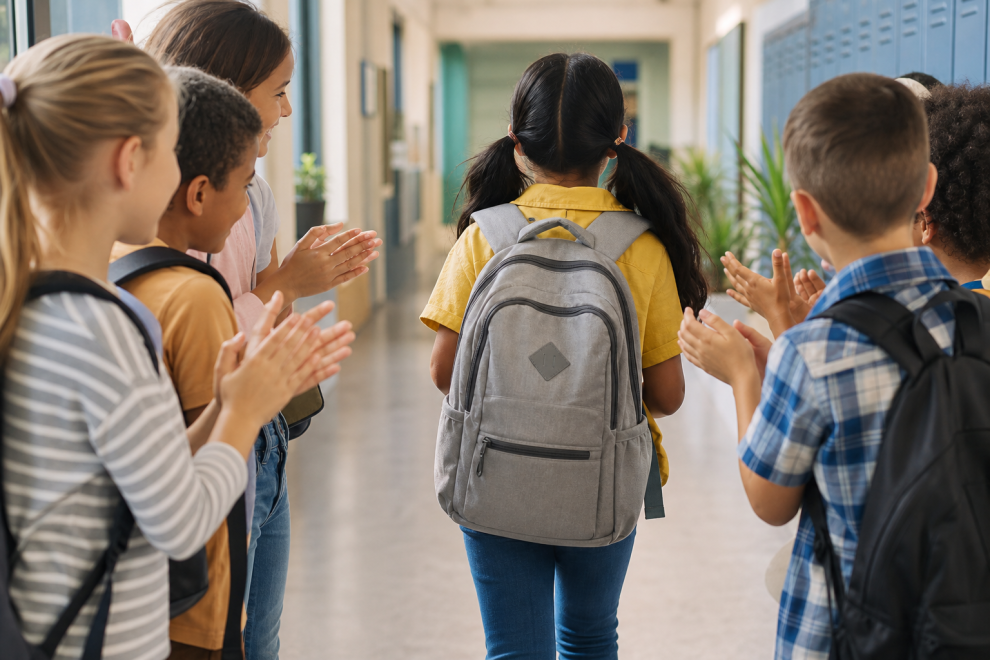 Harnessing the Power of Positive Peer Pressure 15 Positive peer pressure — kids cheering a classmate