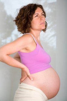 Sciatic Pain During Pregnancy 8 very pregnant woman suffering lower back pain