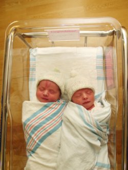 newborn twin girls