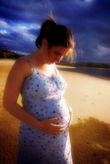What to Really Expect When You Are Expecting 7 pregnant woman outside
