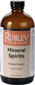 Recalls 8 Rublev Colours Gum Turpentine and Recall — What to Do