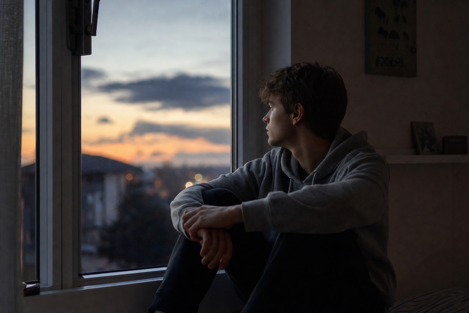 Runaways - Why Do Kids Run? 16 A teen feeling distant, reflecting the reasons teens run away from home