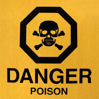 Keeping Children and Poison Apart 10 poison sign